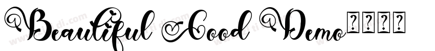 Beautiful Good Demo字体转换